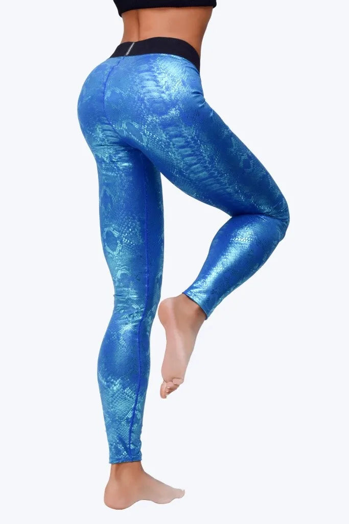 BLUE SNAKE SILVER FOIL