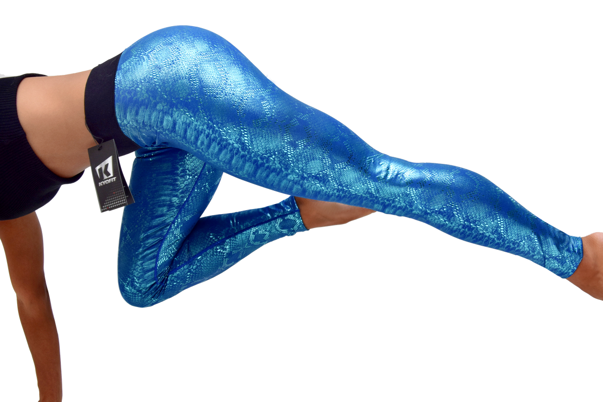 SERPIENTE AZUL LÁMINA DE PLATA