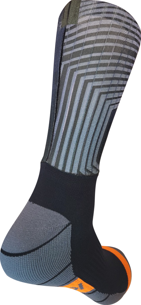 GEOMETRICS BLACK LOW CUT