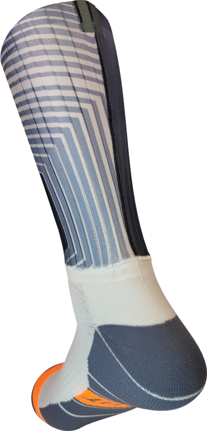 GEOMETRICS WHITE LOW CUT