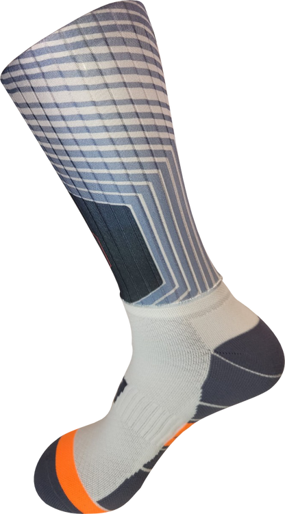 GEOMETRICS WHITE LOW CUT