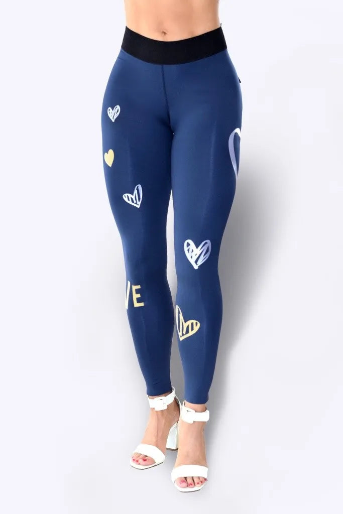 HEARTS +LOVE DEEP BLUE