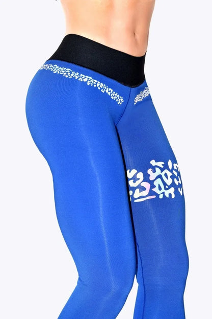 REFLECTIVE CHEETAH ROYAL BLUE