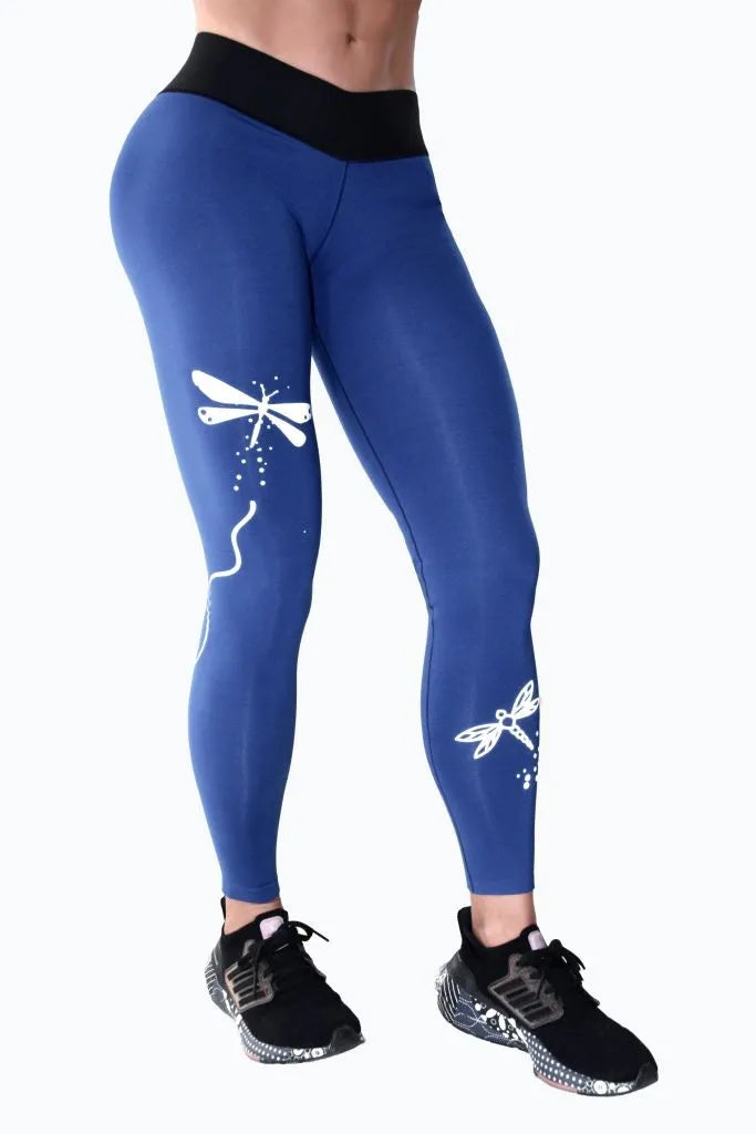 REFLECTIVE DRAGON FLY DEEP BLUE
