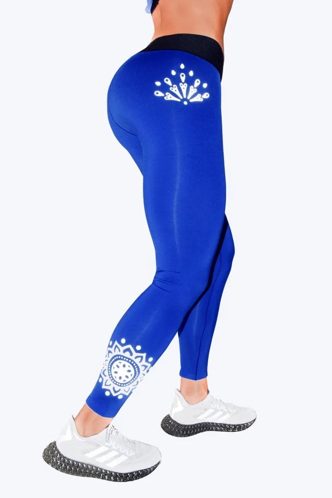 REFLECTIVE MANDALA ROYAL BLUE